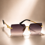 RECTANGLE FRAMELESS SUNGLASSES