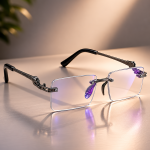 FRAMELESS TRANSPARENT GLASSES