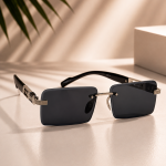 RECTANGLE FRAMELESS SUNGLASSES