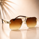 DUAL SHADE FRAMELESS SUNGLASS