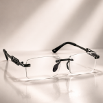 FRAMELESS TRANSPARENT GLASSES