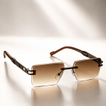 Frameless Rectangle sunglasses