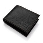 BLACK LEATHER WALLET