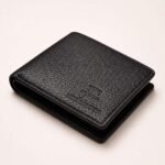 BLACK LEATHER WALLET