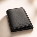 BLACK LEATHER WALLET