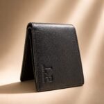 BLACK LEATHER WALLET
