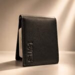 BLACK LEATHER WALLET