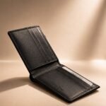 BLACK LEATHER WALLET