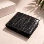 BLACK LEATHER WALLET