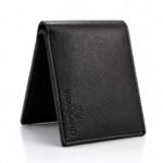 BLACK LEATHER WALLET