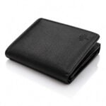 BLACK LEATHER WALLET