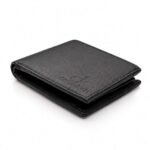 BLACK LEATHER WALLET
