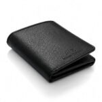 BLACK LEATHER WALLET
