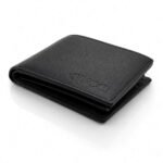 BLACK LEATHER WALLET