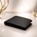 BLACK LEATHER WALLET