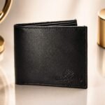 BLACK LEATHER WALLET