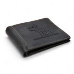 BLACK LEATHER WALLET