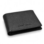 BLACK LEATHER WALLET