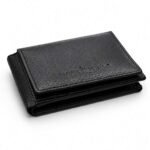BLACK LEATHER WALLET