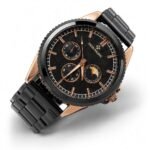 BLACK METAL STRAP  WHATCH