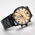 BLACK METAL STRAP  WHATCH
