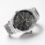 SILVER METAL STRAP  WHATCH