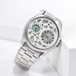 SILVER METAL STREP WATCH