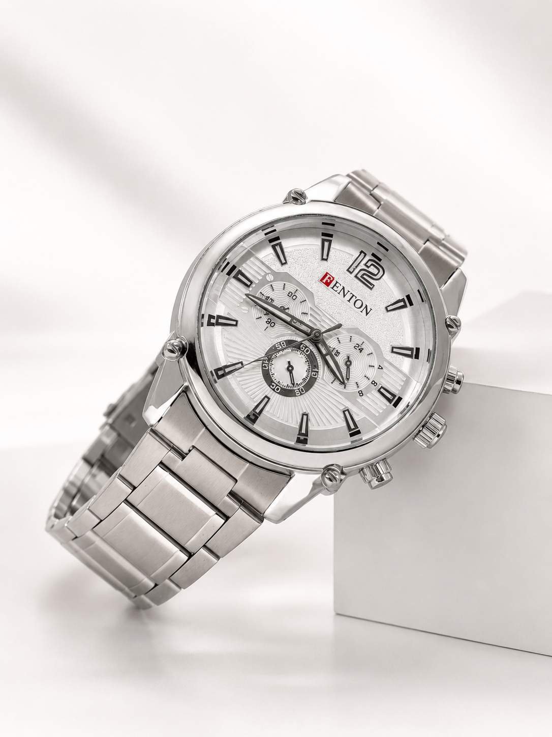 ChatGPT Image May 20, 2026, 05_27_54 PM SILVER METAL STREP WATCH - Image 1