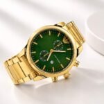 GOLDEN METAL STREP WATCH
